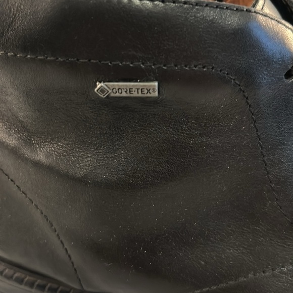 Clarks Men's Black Leather Chilver HI GTX Size 12 Classic Business - Picture 2 of 9